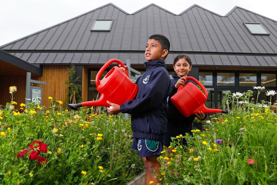 Outside is our Learning Garden where&nbsp;students can explore the story of plants, from cereal crops to pollinators, as well as discover how plants have adapted to grow in a variety of habitats.