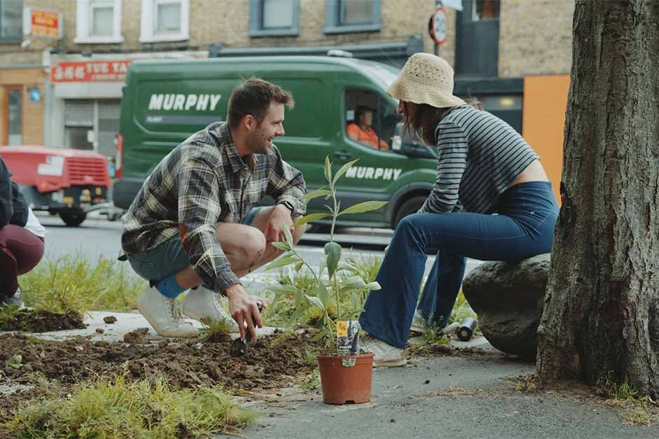 Guerrilla gardening @Ellen Miles